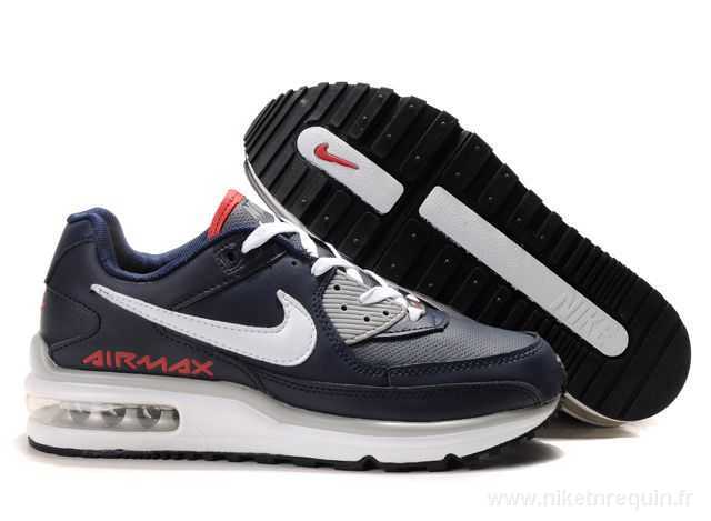 Air Max Ltd 4 Marine Foncé Blancs Occasionnels Nouvelles Chaussures